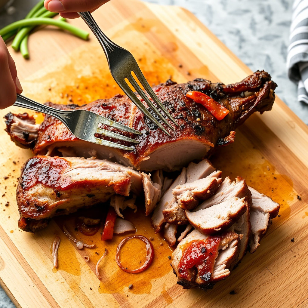 Shredding and Finishing Your Slow Cooker Pulled Pork