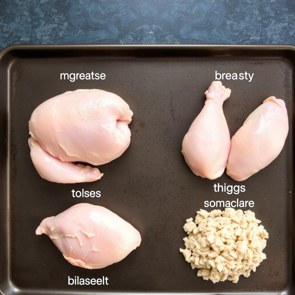Temperature Differences for Chicken Cuts and Preparations