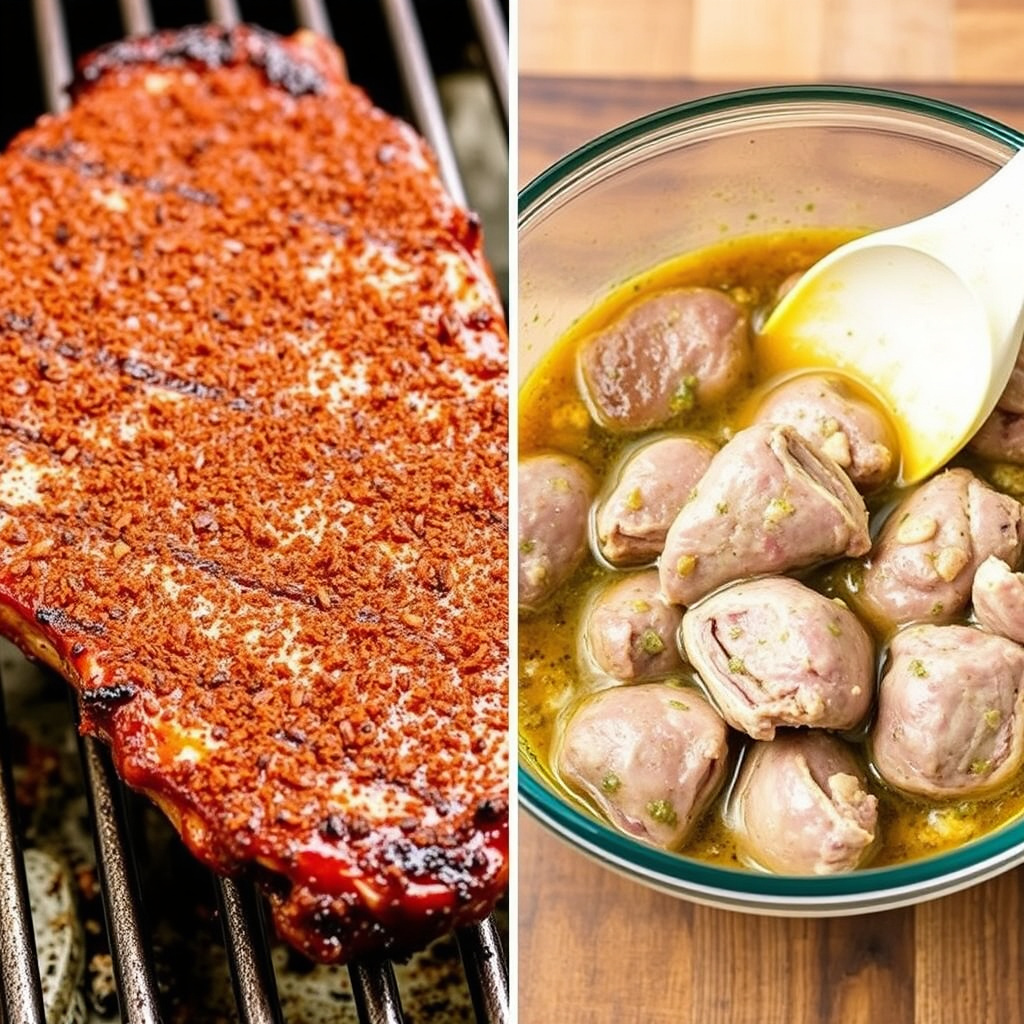 When to Use a Rub Versus a Marinade