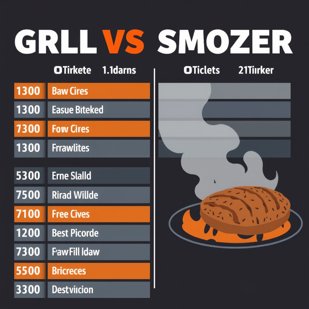 Cook Times and Food Types for BBQ and Grilling