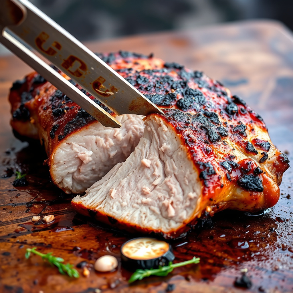 Visual and Sensory Clues to Check Pork Doneness