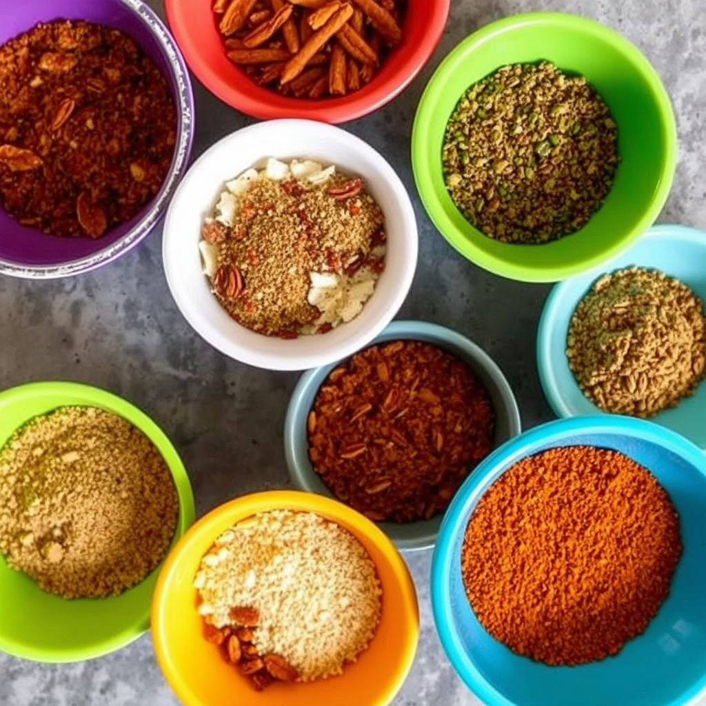 Variations of Dry Rubs for Different Taste Profiles