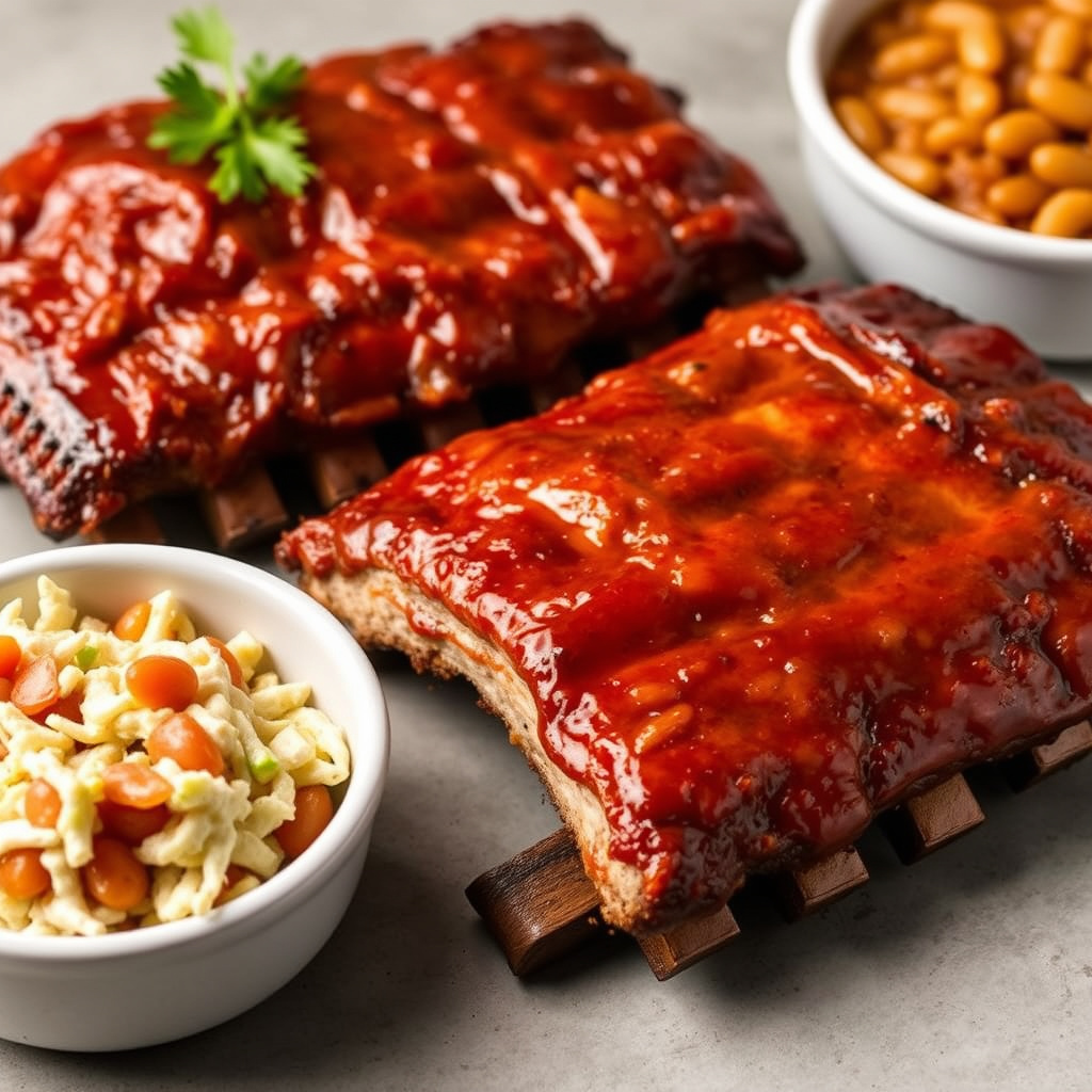 Serving and Storing Oven-Cooked Ribs